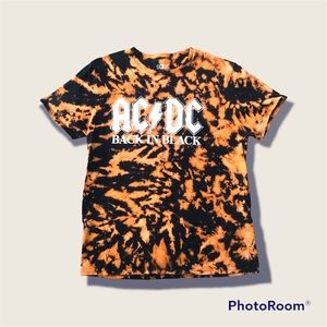 AC⚡️DC Tye Dye Back in Black T-shirt